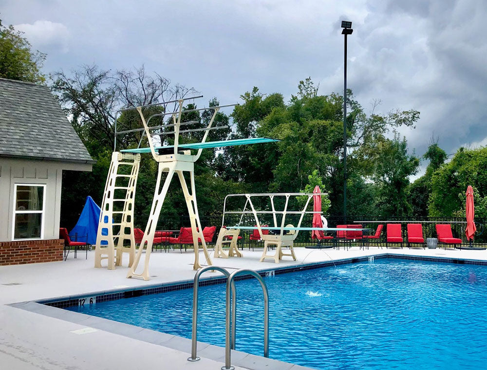Duraflex 3 Meter Dive Stand with Double Rail (Both Sides) - No Anchors