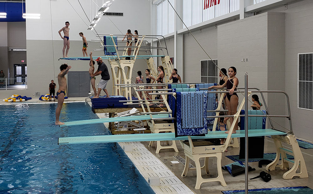 Duraflex 3 Meter Dive Stand with Double Rail (Both Sides) - No Anchors