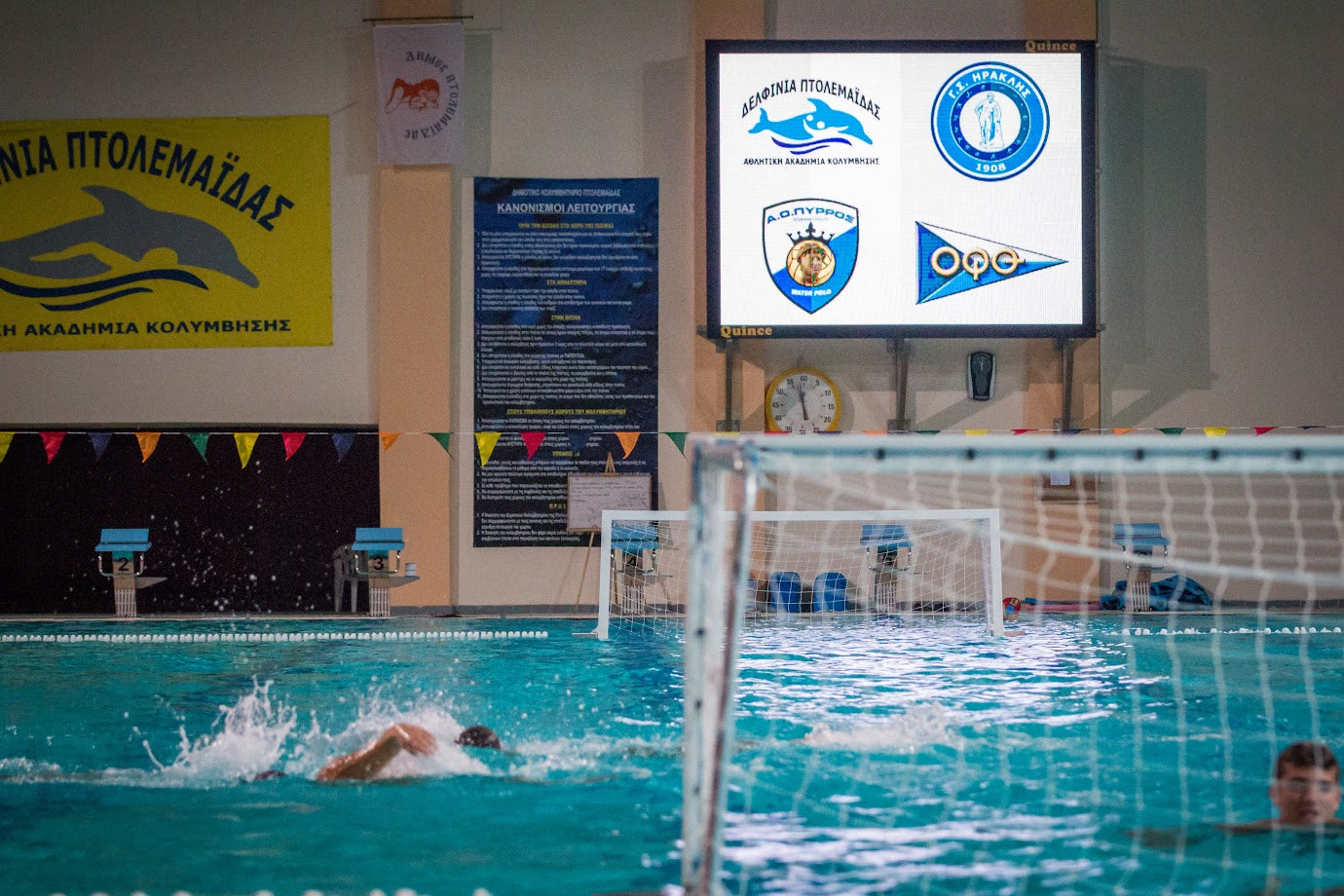Quince Water Polo Scoreboard and Timing Systems