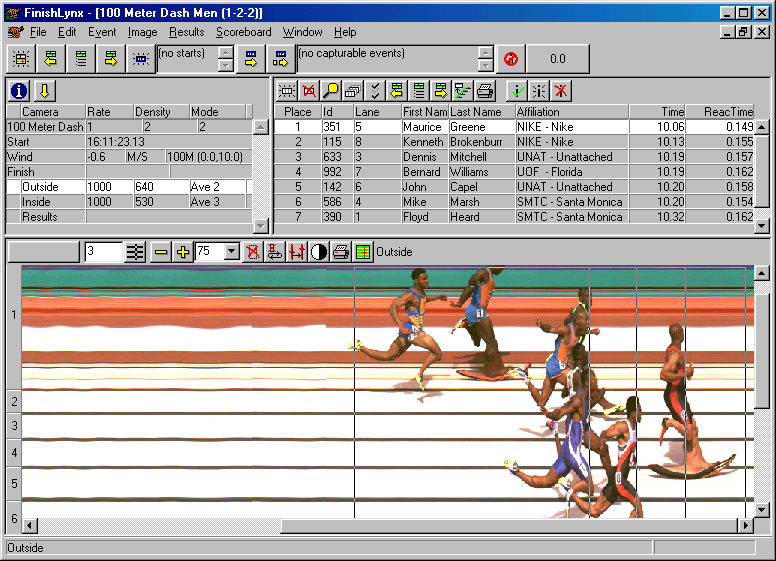 6 LANE REACTIME & FALSE START DETECTION WIRED SYSTEM