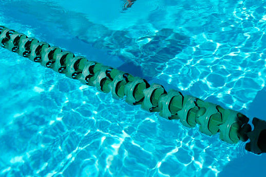 Custom Length Maximum Racing Lane Line With 6 Inch Disks (Supertensioner Not Included)